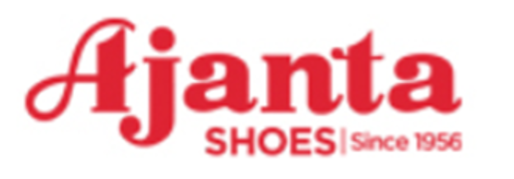 Ajanta Shoes brand logo with the text 'Since 1956'.